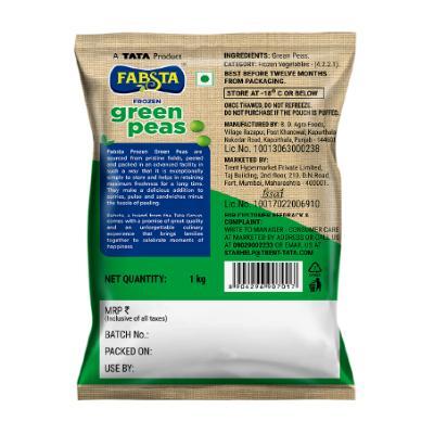Fabsta Frozen Green Peas 1 Kg