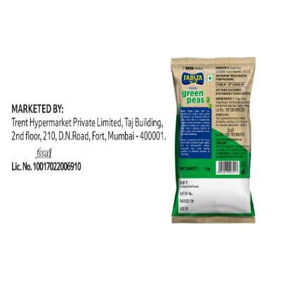 Fabsta Frozen Green Peas 1 kg