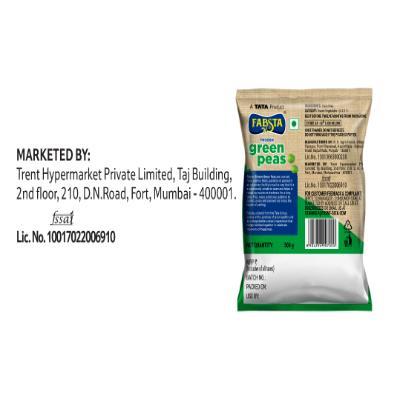Fabsta Frozen Green Peas 500 Gm