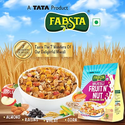 Fabsta Fruit N Nut Muesli Box 500 gm