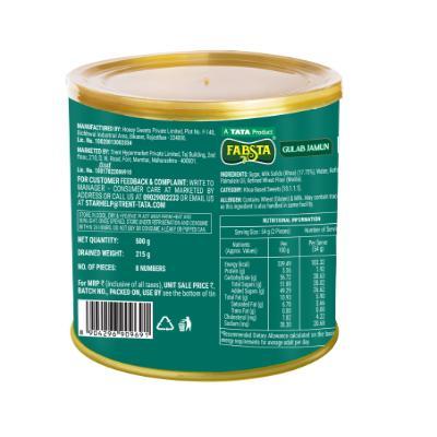 Fabsta Gulab Jamun Tin 1 Kg