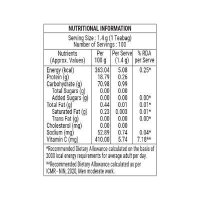 Fabsta Honey & Lemon Green Tea Bags 100 Pcs