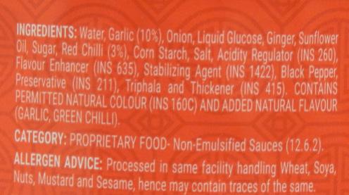 Fabsta Hot Chilli Garlic Schezwan 500 gm