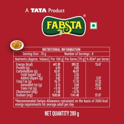 Fabsta Instant Noodles Masala 560 gm