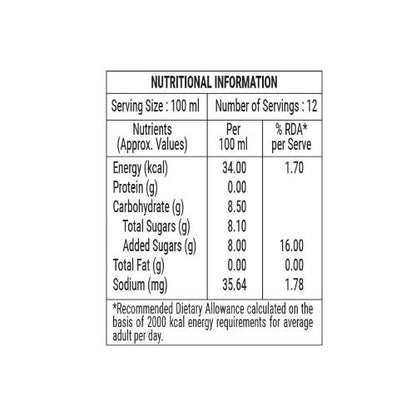 Fabsta Lemon Drink 1.2 Ltr