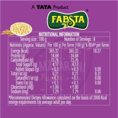 Fabsta Macaroni Pasta 800 Gm