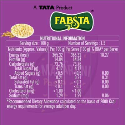 Fabsta Macaroni Pasta 150 gm