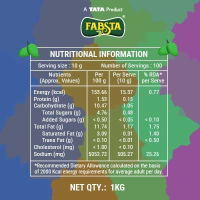 Fabsta Mix Pickle Bottle 1 kg