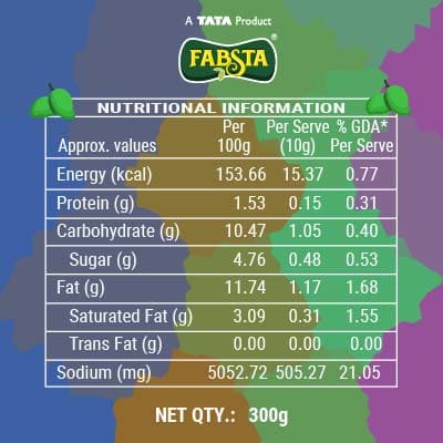 Fabsta Mixed Pickle Bottle 300 g