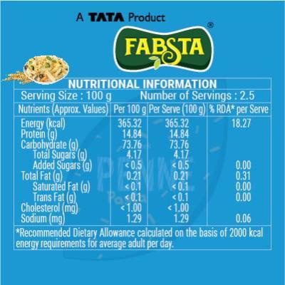 Fabsta Penne Pasta 250 gm