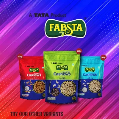 Fabsta Peppy Pepper Cashews 200 gm