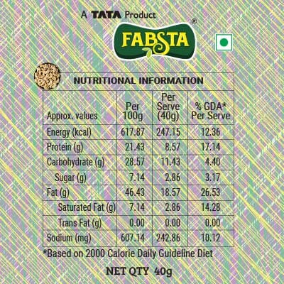 Fabsta Peppy Pepper Cashews 40 gm