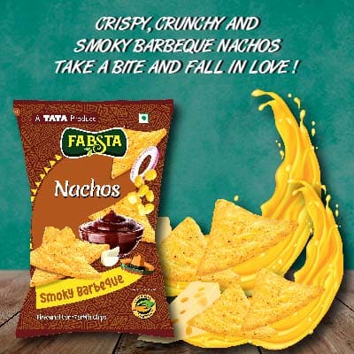 Fabsta Smoky Barbeque Nachos 130 gm