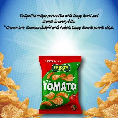 Fabsta Tangy Tomato Potato Chips 48 gm