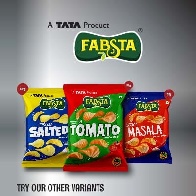 Fabsta Tangy Tomato Potato Chips 48 gm