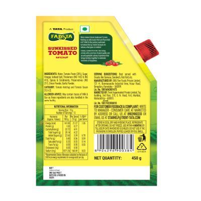 Fabsta Tomato Ketchup 450 Gm