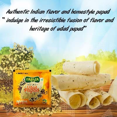 Fabsta Udad Papad 200 gm