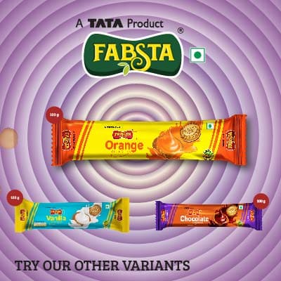 Fabsta Vanilla Cream Biscuits 100 gm