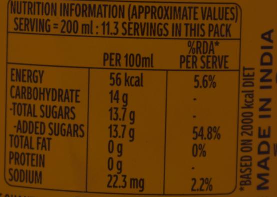 Fanta Orange Carbonated Soft Drink Pet Bottle 2.25 ltr