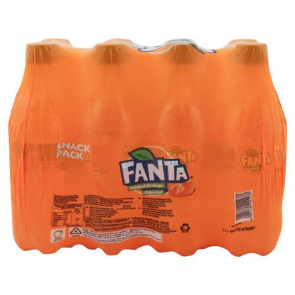 Fanta Orange Carbonated Soft Drink Pet Bottle 8x250 ml