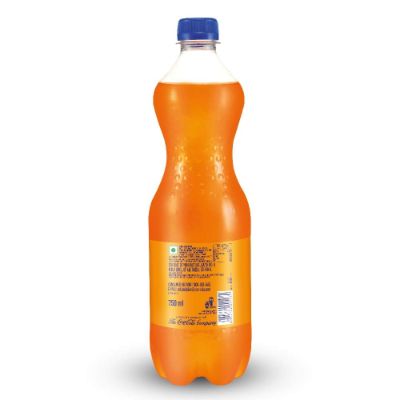 Fanta Orange Carbonated Soft Drink Pet Bottle 750 ml