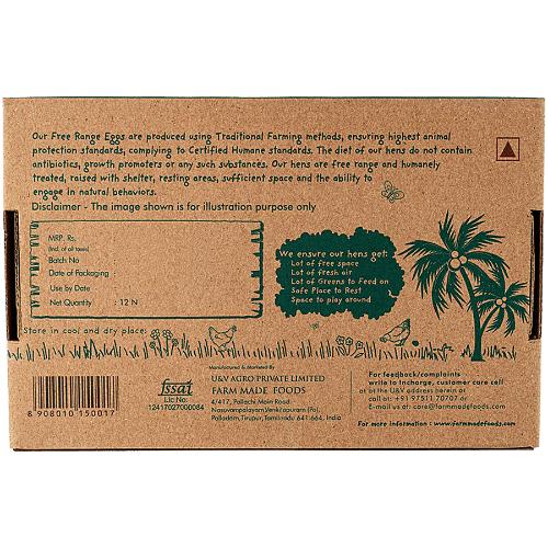 Farm Made Free Range Eggs 12 Pcs