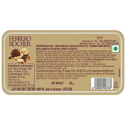 Ferrero Rocher Hazelnut Chocolates Box Pack Of 16