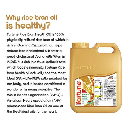 Fortune Rice Bran Oil Jar 15 ltr