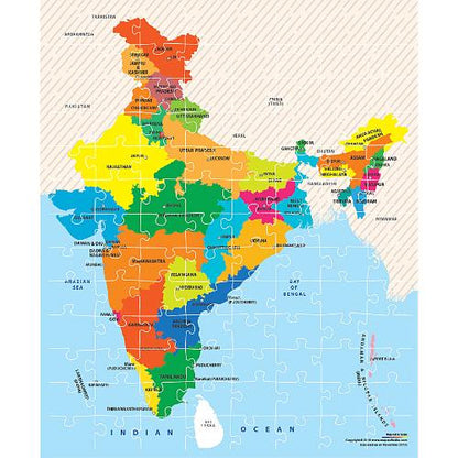 Funskool India Map Puzzle 1 pc