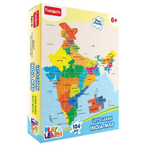 Funskool India Map Puzzle 1 pc