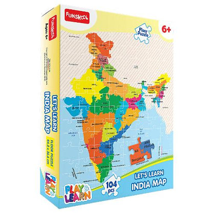 Funskool India Map Puzzle 1 pc