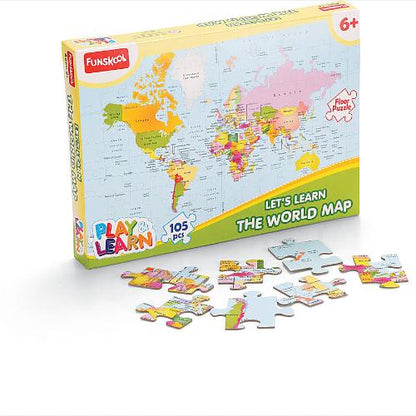 Funskool World Map Puzzle 1 pc