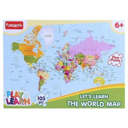 Funskool World Map Puzzle 1 pc