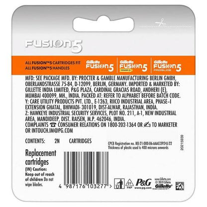 Gillette Fusion Cartridges 2 pcs