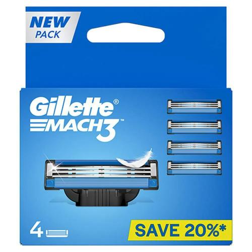 Gillette Mach3 Cartridge 4 pcs