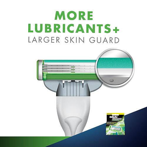 Gillette Mach3 Turbo Sensitive Cartridges 2 pcs