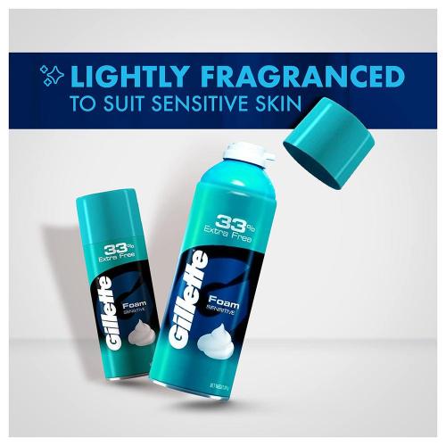 Gillette Sensitive Shave Foam Can 418 ml