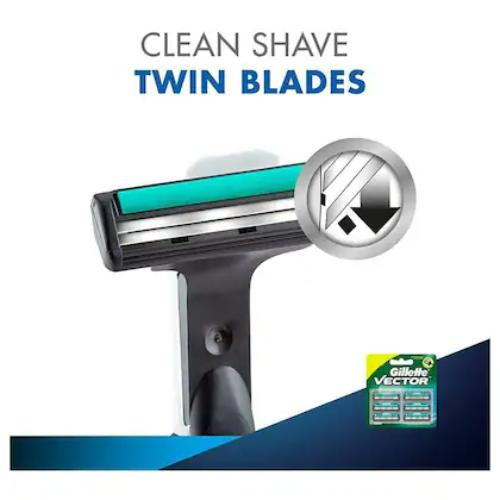 Gillette Vector Plus Cartridge 6 pcs