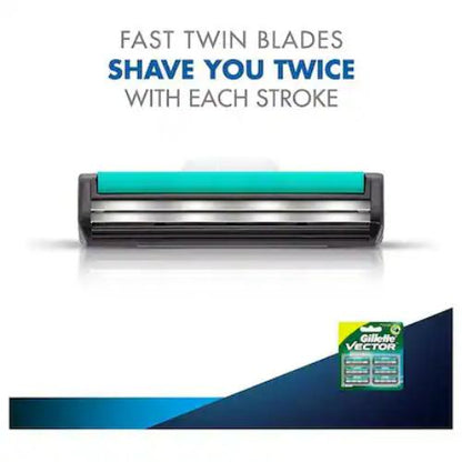 Gillette Vector Plus Cartridge 6 pcs