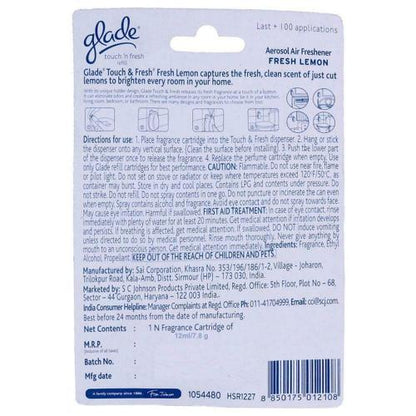 Glade Touch & Fresh Machine Lemon Freshner 12 ml