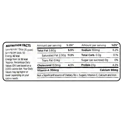 Go Cheese Slice 750 g