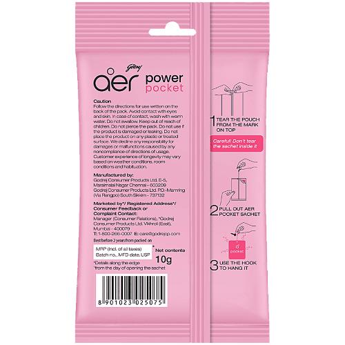 Godrej Aer Power Pocket Fresh Blossom 10 Gm