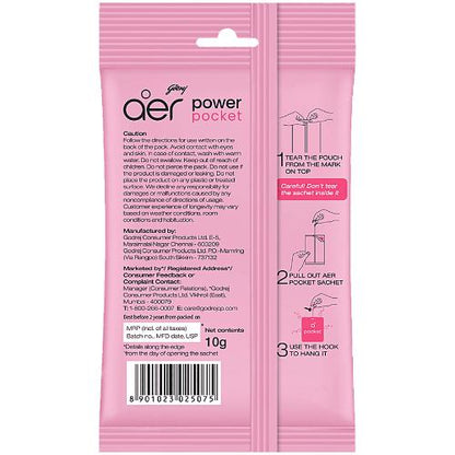 Godrej Aer Power Pocket Fresh Blossom 10 Gm