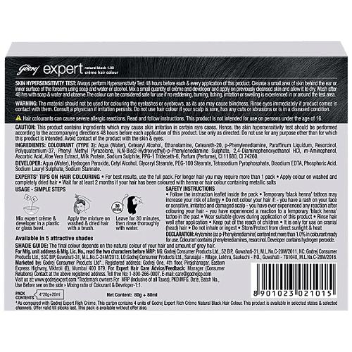 Godrej Expert Creme Natural Black pack of 4