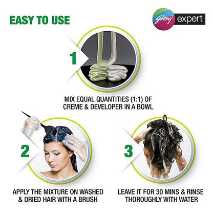 Godrej Expert Rich Creme Natural Black Hair Colour 20 Gm