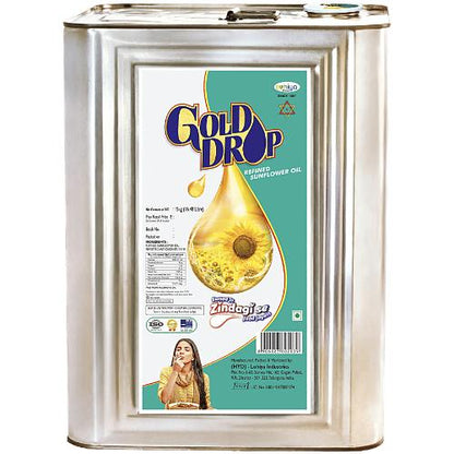 Gold Drop Sunflower Oil 15Kg
