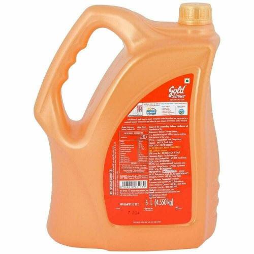Gold Winner Sunflower Oil Jar 5ltr