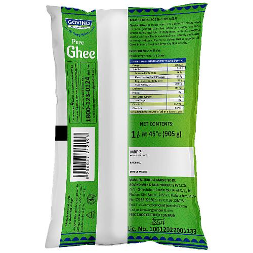 Govind Cow Ghee Pouch 1 ltr