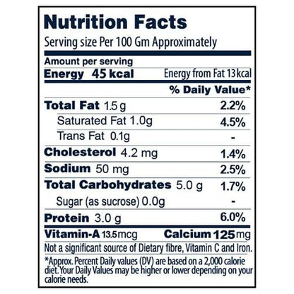 Gowardhan Double Toned Milk Pouch 1 Ltr