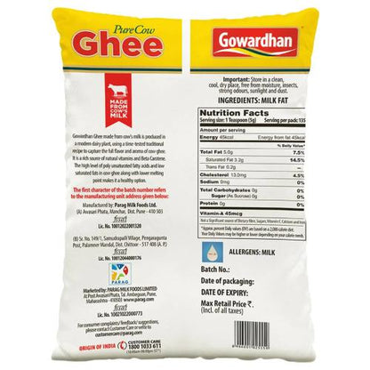 Gowardhan Ghee Pouch 750 ml